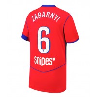 Dres Paris Saint-Germain Illia Zabarnyi #6 Tretina 2025-26 Krátky Rukáv Dres Paris Saint-Germain Illia Zabarnyi #6 Tretina 2025-26 Krátky Rukáv